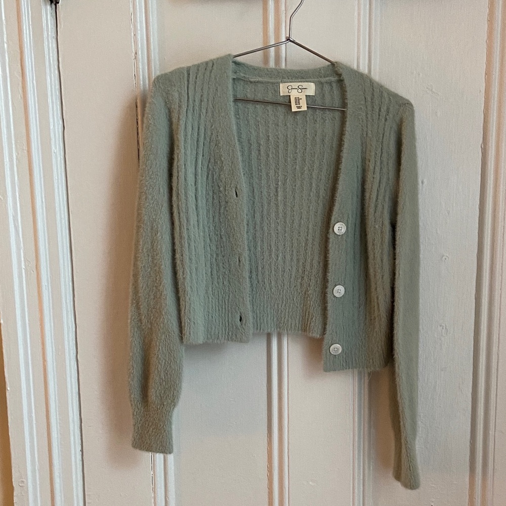 Jessica Simpson Sage Green Cardigan Sweater